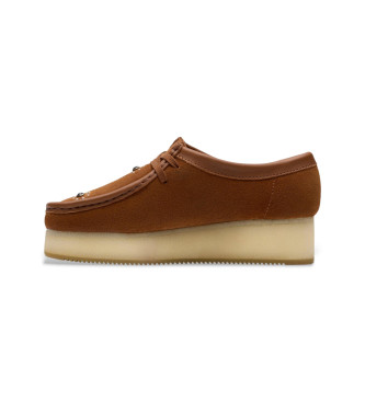 Clarks Usnjeni čevlji Wallacraft Bee brown