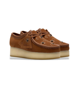 Clarks Usnjeni čevlji Wallacraft Bee brown