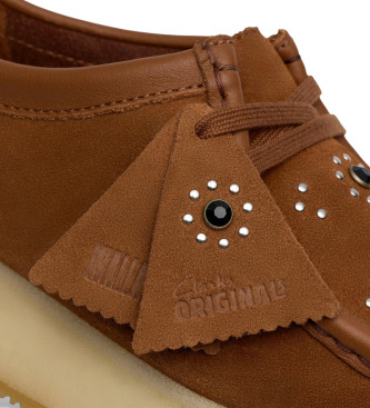 Clarks Usnjeni čevlji Wallacraft Bee brown