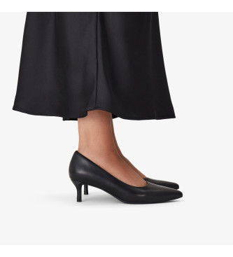 Clarks Scarpe Zarey Court in pelle nera