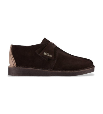Clarks Chaussures en cuir Desert Trek marron fonc