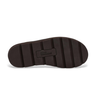 Clarks Meare Walla donkerbruine schoenen