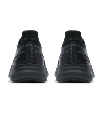 Clarks Mullan Easy Sneakers in pelle nera