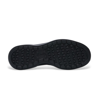 Clarks Mullan Easy Sneakers in pelle nera