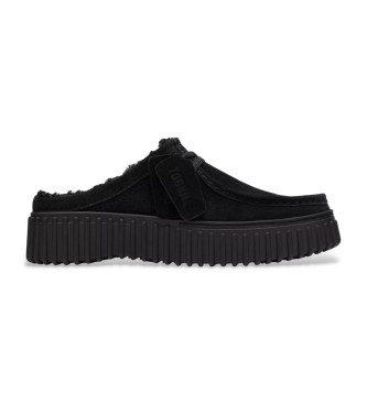 Clarks Zuecos de Piel Torhill Mule negro