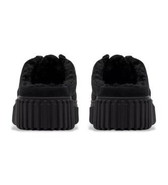Clarks Zuecos de Piel Torhill Mule negro