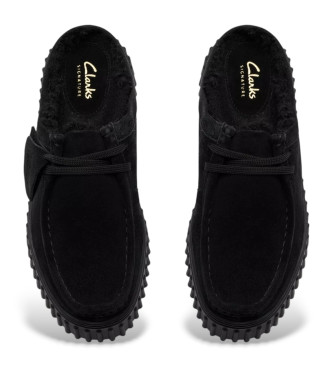 Clarks Zuecos de Piel Torhill Mule negro