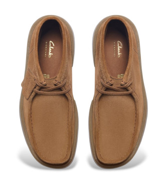 Clarks Torview Hi Lederschuhe braun