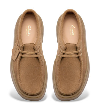 Clarks Sapatos de couro Torview castanhos
