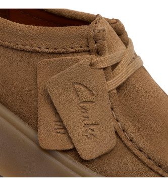 Clarks Sapatos de couro Torview castanhos