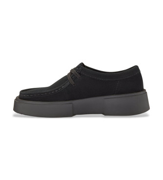 Clarks Sapatos de couro Torview preto