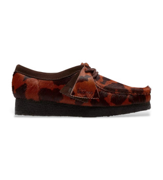 Clarks Zapatos Wallabee Estampado Vaca marrn