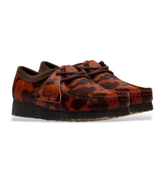 Clarks Zapatos Wallabee Estampado Vaca marrn