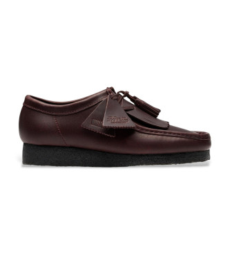 Clarks Chaussures en cuir Wallabee marron