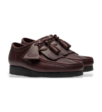 Clarks Chaussures en cuir Wallabee marron