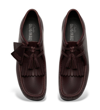 Clarks Chaussures en cuir Wallabee marron