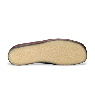 Clarks Chaussures en cuir Wallabee marron