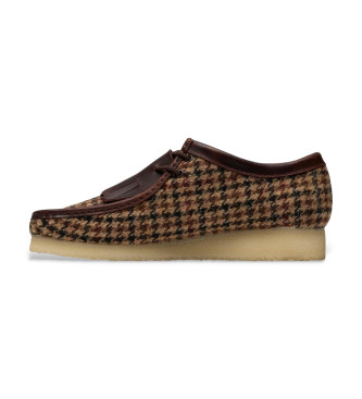 Clarks Braune Wallabee-Schuhe