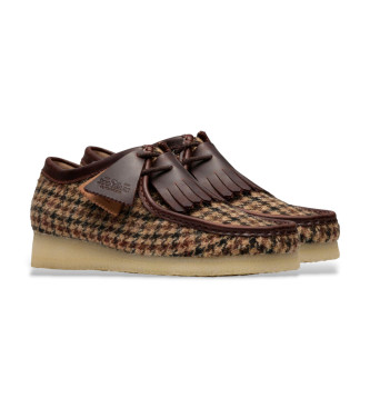 Clarks Braune Wallabee-Schuhe