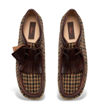 Clarks Braune Wallabee-Schuhe