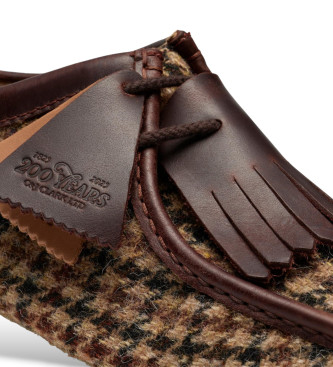 Clarks Braune Wallabee-Schuhe