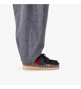 Clarks Black Wallabee Leather Shoes