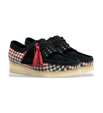 Clarks Black Wallabee Leather Shoes