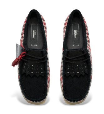 Clarks Black Wallabee Leather Shoes