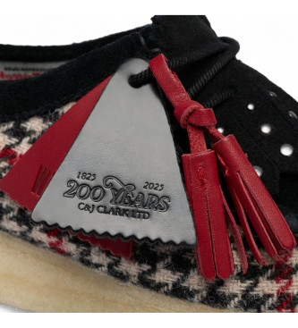 Clarks Black Wallabee Leather Shoes
