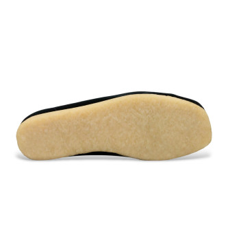 Clarks Zapatos Wallabee T Bar negro