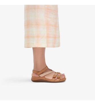 Clarks Sandali Cecily Mix bež barve