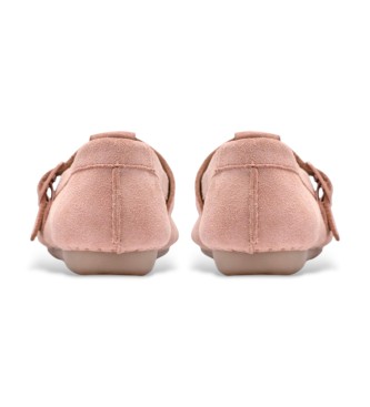 Clarks Lederschuhe Freckle Tbar hellrosa