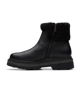 Clarks Hencroft Madi Usnjeni škornji WP black