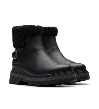 Clarks Hencroft Madi Usnjeni škornji WP black
