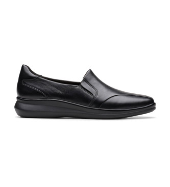 Clarks Skórzane buty Lynell Edge czarne