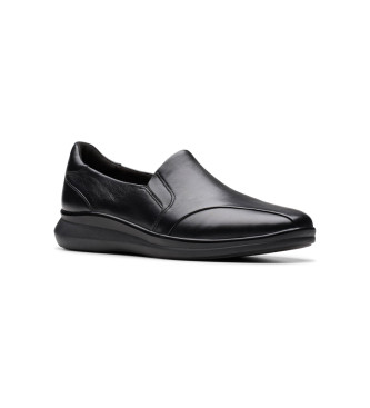 Clarks Skórzane buty Lynell Edge czarne