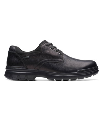 Clarks Zapatos de piel Rockie WalkGTX negro