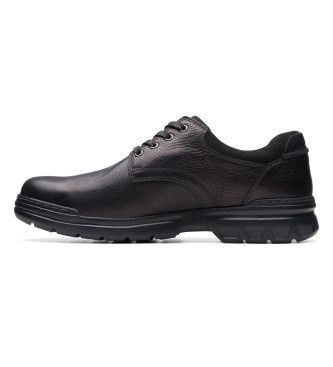 Clarks Zapatos de piel Rockie WalkGTX negro