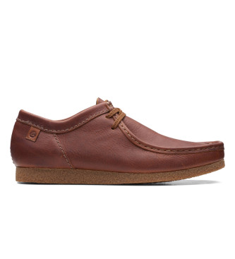Clarks Shacre II Run rjavi usnjeni čevlji