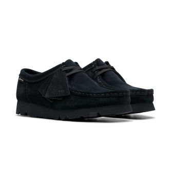 Clarks Zapatos de piel Wallabee.GTX negro