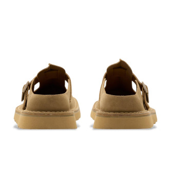 Clarks Brune Solsbury-trsko i lder