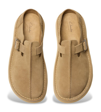 Clarks Brune Solsbury-trsko i lder