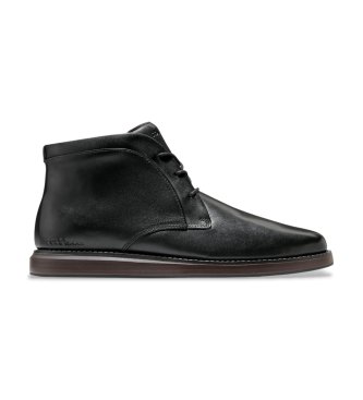 Cole Haan Grand Neoclassic Flexcraft Chukka black leather boots