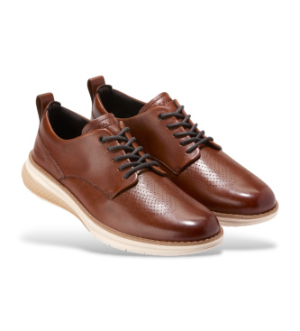 Cole Haan Energyweave Oxfords leather loafers brown