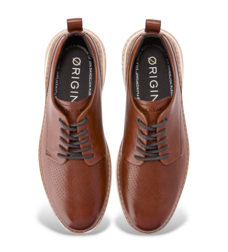 Cole Haan Energyweave Oxfords leather loafers brown