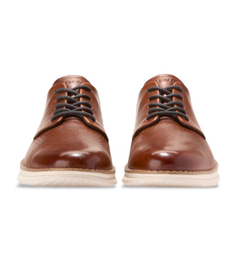 Cole Haan Energyweave Oxfords leather loafers brown