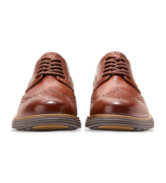 Cole Haan Originalgrand Remastered Win mocassins em pele castanha