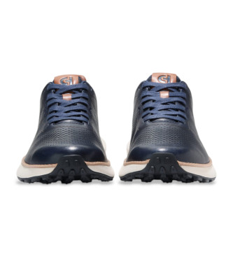 Cole Haan Skórzane buty Grandpro Ashland Laser Perf navy