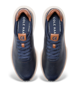 Cole Haan Zapatillas de piel Grandpro Ashland Laser Perf marino