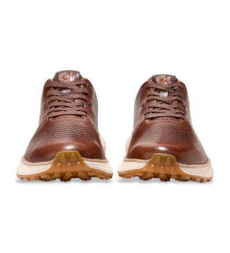 Cole Haan Sneaker Grandpro Ashland Laser Perf in pelle marrone